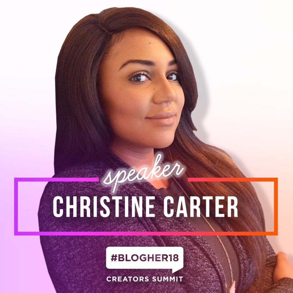 blogher speaker christine michel carter